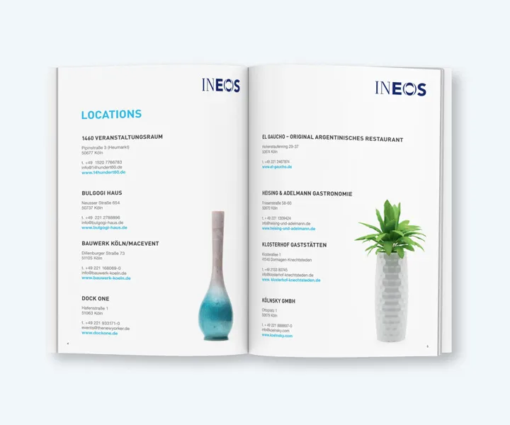 Ineos in care location directory interior spread