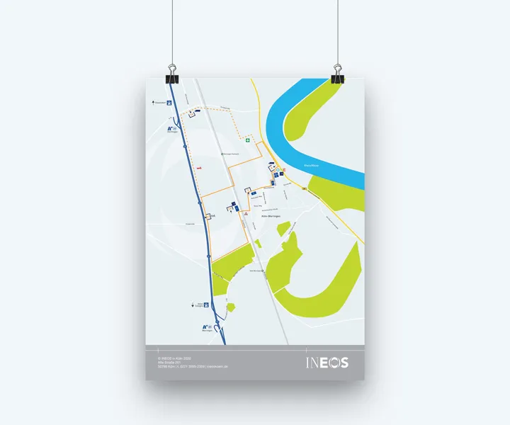 Ineos cologne area location map