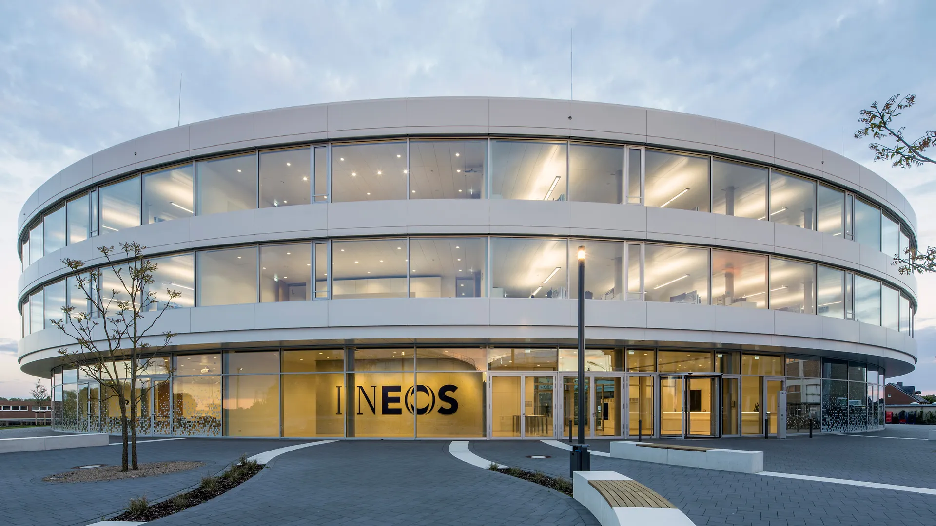 Ineos one building exterior facade