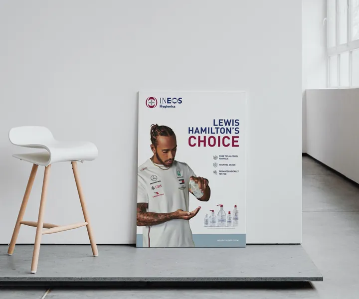 Ineos hygienics hamilton display poster