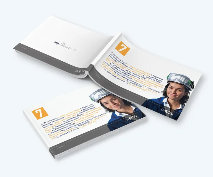 Ineos she life saving rules booklet covers