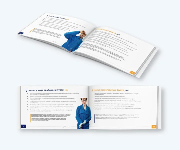 Ineos she life saving rules booklet inner pages