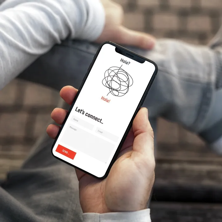 Jalun design mobile contact page