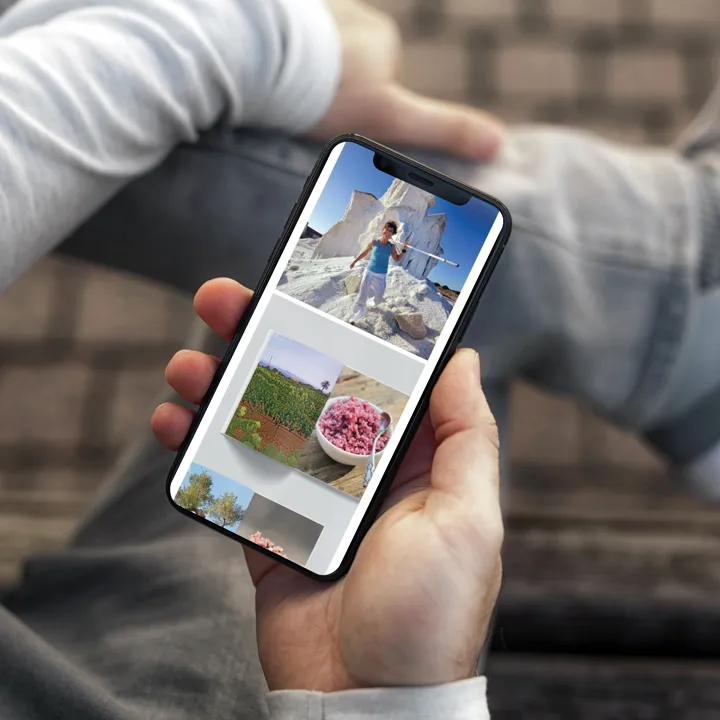 Jalun design mobile photography gallery scroll