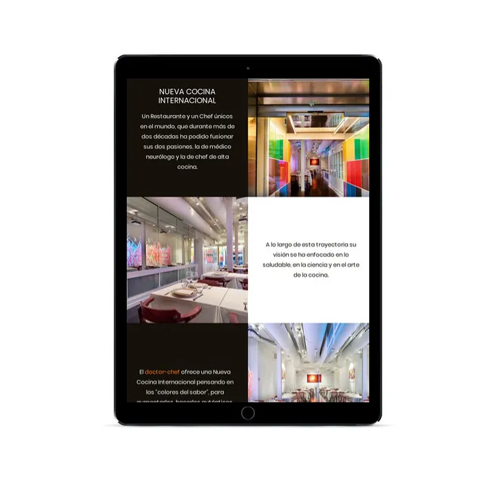 Rice sanchez romera tablet restaurant overview
