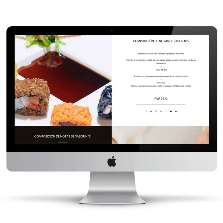Rice sanchez romera tasting menu imac mockup
