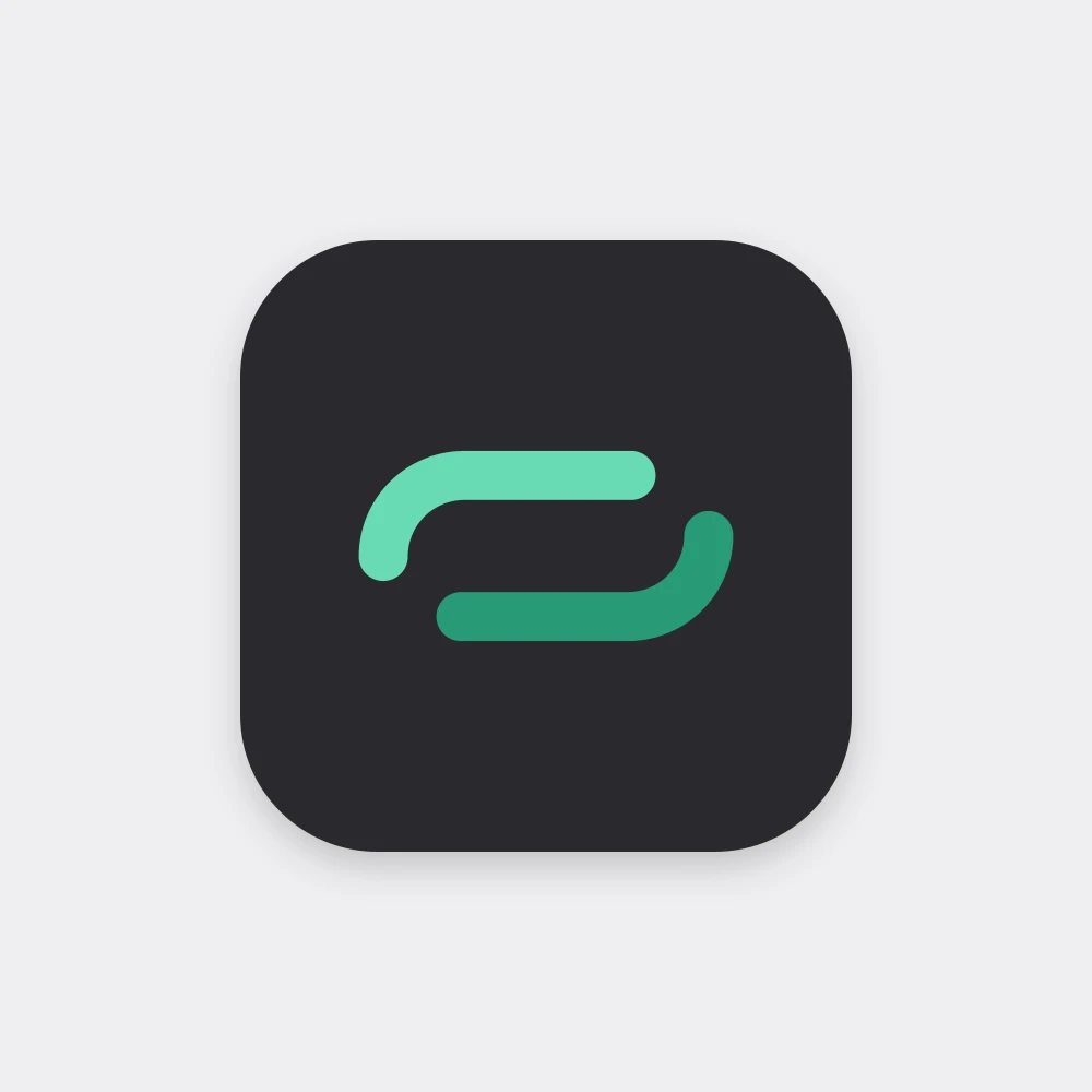 Fladino chat icon two jade arches