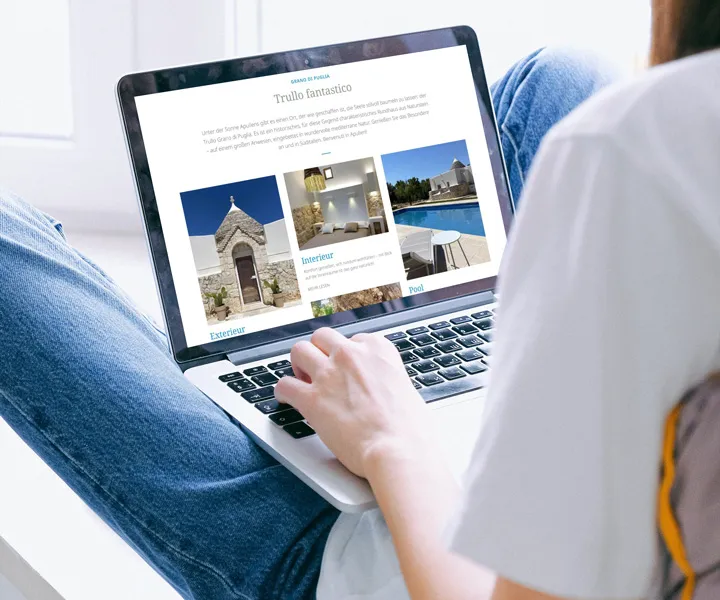 Trullo di puglia amenities mobile mockup