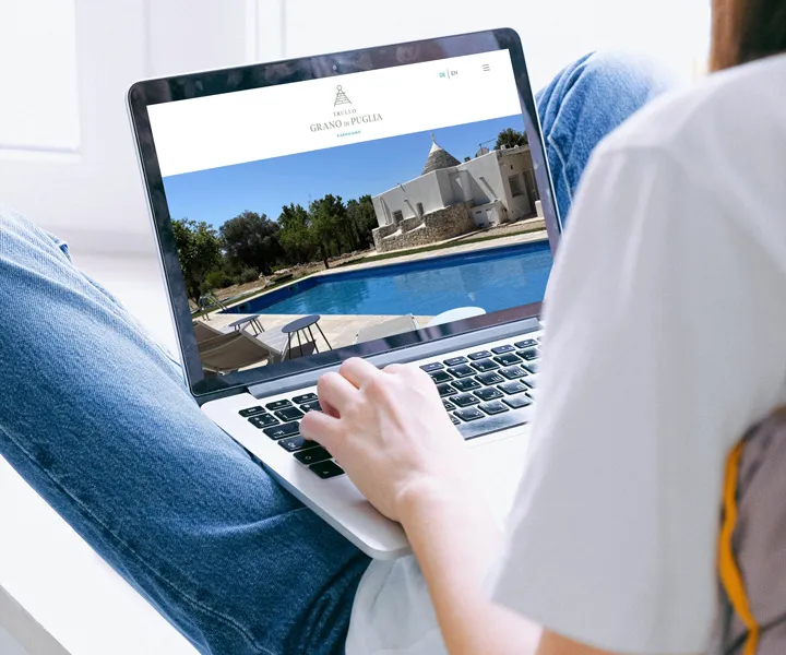 Trullo di Puglia – Ferienhaus-Website mit Buchungssystem